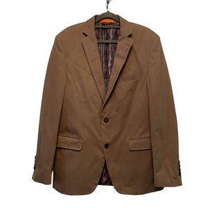 Tallia Tan Embroidered Blazer